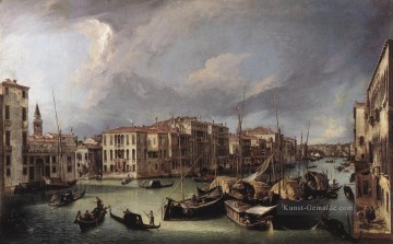 Canaletto Werke - Der Canal Grande mit der Rialto Brücke im Hintergrund Canaletto